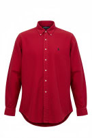 RALPH LAUREN CAMICIA BUTTON DOWN CLASSICA ROSSA UOMO PRE OWNED L