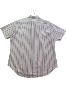 RALPH LAUREN CAMICIA CLASSICA BIANCA RIGATA UOMO PRE OWNED XL