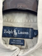 RALPH LAUREN ΠΟΥΚΑΜΙΣΟ ΚΛΑΣΙΚΟ ΜΠΕΖ ΑΝΤΡΙΚΟ PRE OWNED L