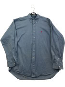 RALPH LAUREN ΠΟΥΚΑΜΙΣΟ ΚΛΑΣΙΚΟ ΜΠΛΕ ΑΝΤΡΙΚΟ PRE OWNED XL