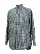 RALPH LAUREN ΠΟΥΚΑΜΙΣΟ ΚΛΑΣΙΚΟ ΜΠΛΕ ΚΑΡΟ ΑΝΤΡΙΚΟ PRE OWNED XL