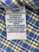 RALPH LAUREN SHIRT CLASSIC BLUE CHECK MENS PRE OWNED L