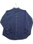 RALPH LAUREN ΠΟΥΚΑΜΙΣΟ ΚΛΑΣΙΚΟ NAVY ΑΝΤΡΙΚΟ PRE OWNED XXL
