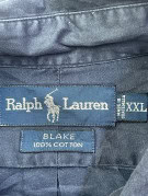 RALPH LAUREN ΠΟΥΚΑΜΙΣΟ ΚΛΑΣΙΚΟ NAVY ΑΝΤΡΙΚΟ PRE OWNED XXL