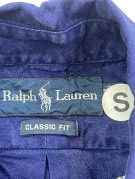RALPH LAUREN ΠΟΥΚΑΜΙΣΟ ΚΛΑΣΙΚΟ NAVY ΑΝΤΡΙΚΟ PRE OWNED S