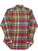 RALPH LAUREN CAMICIA CLASSICA MULTICOLORE A QUADRI UOMO PRE OWNED M