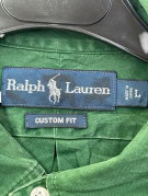 RALPH LAUREN CAMICIA CLASSICA VERDE UOMO PRE OWNED L