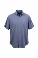 RALPH LAUREN ΠΟΥΚΑΜΙΣΟ ΚΟΝΤΟΜΑΝΙΚΟ CHAMBRAY OXFORD ΜΠΛΕ UNISEX M