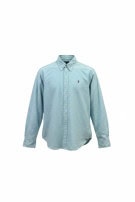 RALPH LAUREN ΠΟΥΚΑΜΙΣΟ MINIMAL ΑΝΟΙΧΤΟ ΜΠΛΕ ΑΝΤΡΙΚΟ PRE OWNED M