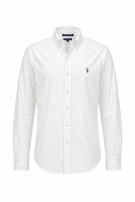 RALPH LAUREN ΠΟΥΚΑΜΙΣΟ ΜΙΝΙΜΑΛ ΛΕΥΚΟ ΑΝΤΡΙΚΟ PRE OWNED S
