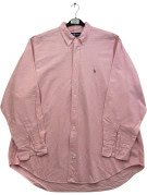 RALPH LAUREN ΠΟΥΚΑΜΙΣΟ OXFORD CLASSIC ΡΟΖ ΑΝΤΡΙΚΟ PRE OWNED XXL