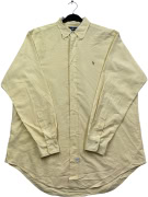 RALPH LAUREN ΠΟΥΚΑΜΙΣΟ OXFORD VINTAGE ΚΙΤΡΙΝΟ UNISEX XL preowned