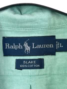RALPH LAUREN ΠΟΥΚΑΜΙΣΟ OXFORD VINTAGE ΜΕΝΤΑ ΑΝΤΡΙΚΟ L pre-owned