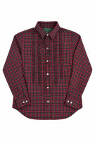 RALPH LAUREN ΠΟΥΚΑΜΙΣΟ ΡΕΤΡΟ ΚΑΡΩ ΚΟΚΚΙΝΟ ΓΥΝΑΙΚΕΙΟ PRE OWNED M