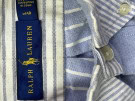 RALPH LAUREN ΠΟΥΚΑΜΙΣΟ ΡΙΓΕ ΜΠΛΕ ΑΝΤΡΙΚΟ PRE OWNED
