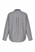 RALPH LAUREN STRIPED SHIRT NAVY MEN PRE OWNED XXL