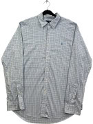 RALPH LAUREN SHIRT SLIM FIT WHITE CHECK MENS PRE OWNED XL