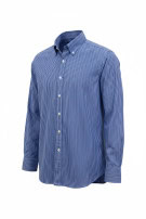 RALPH LAUREN ΠΟΥΚΑΜΙΣΟ SLIM FIT ΡΙΓΕ ΜΠΛΕ ΑΝΤΡΙΚΟ PRE OWNED M