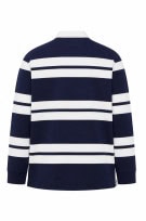 RALPH LAUREN RUGBY SHIRT COLLEGIATE NAVY ΛΕΥΚΟ ΑΝΤΡΙΚΟ PRE OWNED S