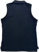 RALPH LAUREN SPORT SLEEVELESS POLO MINIMAL BLACK WOMENS PRE OWNED M