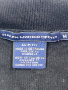 RALPH LAUREN SPORT SLEEVELESS POLO MINIMAL BLACK WOMENS PRE OWNED M