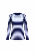 RALPH LAUREN SPORT ΜΑΚΡΥΜΑΝΙΚΗ ΜΠΛΟΥΖΑ ΚΛΑΣΙΚΗ ΡΙΓΕ ΜΠΛΕ ΛΕΥΚΟ ΓΥΝΑΙΚΕΙΟ PRE OWNED M