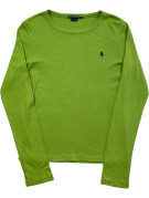 RALPH LAUREN SPORT ΜΑΚΡΥΜΑΝΙΚΗ ΜΠΛΟΥΖΑ MINIMAL ΠΡΑΣΙΝΟ ΓΥΝΑΙΚΕΙΟ PRE OWNED L