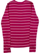 RALPH LAUREN SPORT MAGLIA MANICHE LUNGHE RIGATA ROSA DONNA PRE OWNED S