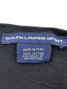 RALPH LAUREN SPORT MAGLIA MINIMAL NERO DONNA PRE OWNED