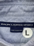 RALPH LAUREN SPORT ΠΟΥΚΑΜΙΣΟ CLASSIC ΓΑΛΑΖΙΟ ΓΥΝΑΙΚΕΙΟ PRE OWNED L