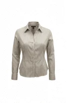 RALPH LAUREN SPORT Πουκάμισο Western Vintage Ριγέ Μπεζ/Ταμπά Γυναικείο S
