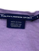 RALPH LAUREN SPORT T SHIRT MINIMAL LILAC WOMEN PRE OWNED L