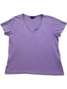 RALPH LAUREN SPORT T SHIRT MINIMAL LILAC WOMEN PRE OWNED L