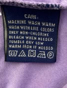 RALPH LAUREN SPORT T SHIRT MINIMAL LILAC WOMEN PRE OWNED L