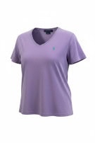 RALPH LAUREN SPORT T SHIRT MINIMAL LILAC WOMEN PRE OWNED L