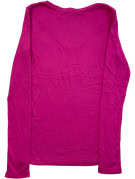 RALPH LAUREN SPORT V NECK ΜΑΚΡΥΜΑΝΙΚΗ ΜΠΛΟΥΖΑ MINIMAL ΦΟΥΞΙΑ ΓΥΝΑΙΚΕΙΟ PRE OWNED S