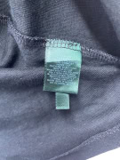 RALPH LAUREN T-Shirt Henley Κουμπιά Μαύρο Γυναικείο S