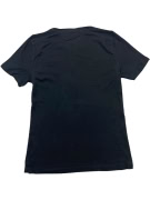 RALPH LAUREN T-Shirt Henley Κουμπιά Μαύρο Γυναικείο S
