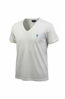 Ralph Lauren T-Shirt con logo bianca unisex L
