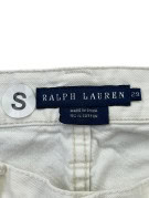 RALPH LAUREN JEANS CLASSIC OFF WHITE DONNA PRE OWNED S