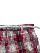 RAW BLUE CARGO SHORTS PLAID MULTICOLORE UOMO PRE OWNED M