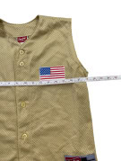 RAWLINGS BASEBALL JERSEY ATHLETIC BEIGE MENS PRE OWNED L