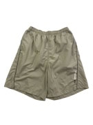 REEBOK Bermuda sportivi vintage con logo color oliva unisex XL