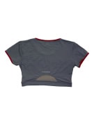 REEBOK ΑΘΛΗΤΙΚΟ ΚΟΝΤΟΜAΝΙΚΟ ΜΠΟΥΣΤΑΚΙ CROP TOP ΜΕ ΔΙΧΤΥ ΓΚΡΙ ΓΥΝΑΙΚΕΙΟ L