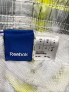 Reebok Αθλητικό Σορτς Καρό Logo Γκρι Κίτρινο Ανδρικό M