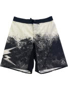 REEBOK BERMUDA SHORTS GRAPHIC MONOCHROME MEN PRE OWNED M