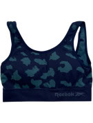 REEBOK BRA TOP CAMO SPORTSWEAR NAVY DONNA PRE OWNED S