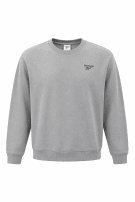 REEBOK CREWNECK MINIMAL GREY MEN PRE OWNED L