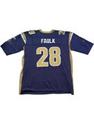 REEBOK FOOTBALL JERSEY SPORTSWEAR NAVY MEN PRE OWNED XXL