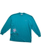 Reebok Φούτερ Vintage Κεντητό Λογότυπο Τιρκουάζ Unisex XL